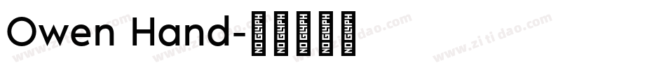 Owen Hand字体转换